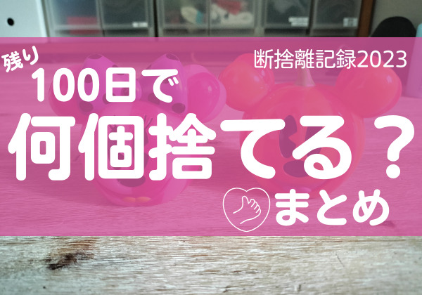 100日で何捨てる？