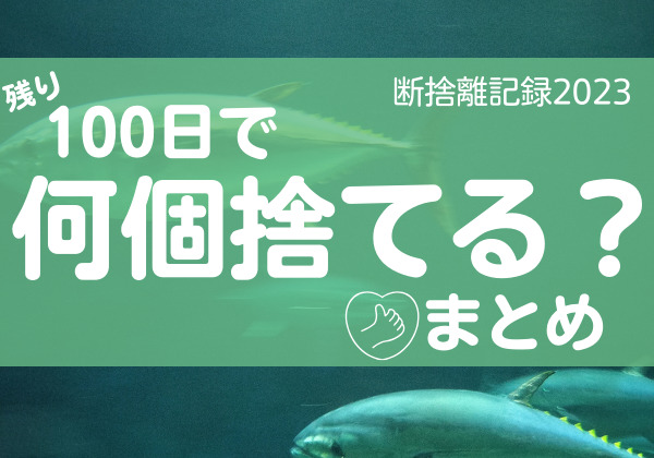 100日で何捨てる？