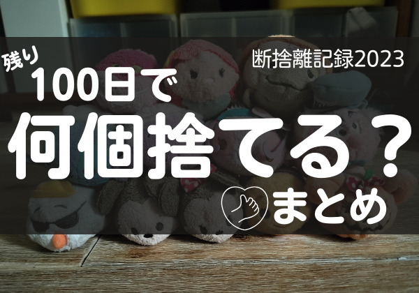 100日で何捨てる？