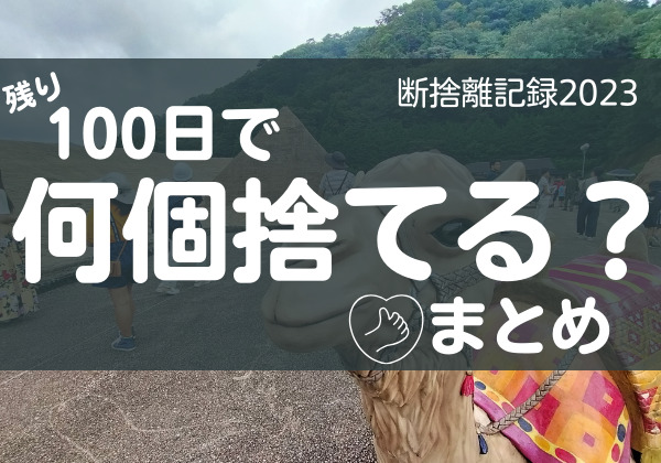 100日で何捨てる？