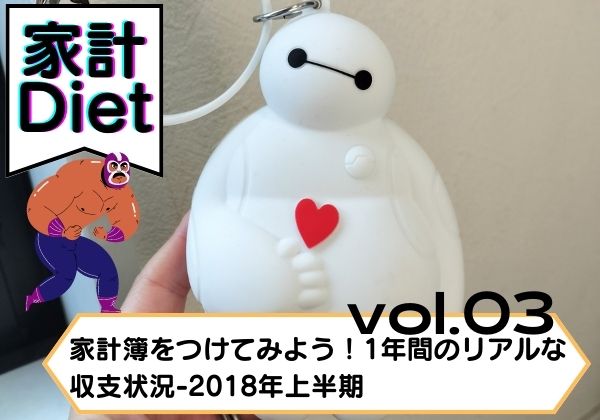 【家計ダイエット】家計簿をつけてみよう！一年間のリアルな収支状況-2018年上半期