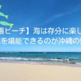 【穴場ビーチ】海は存分に楽しむ！自然を堪能できるのが沖縄の魅力