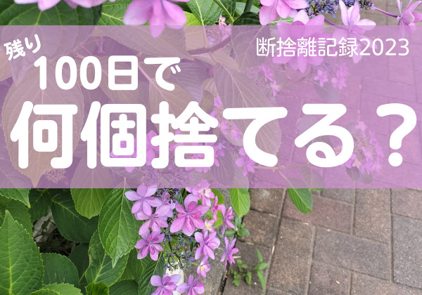 100日で何捨てる？