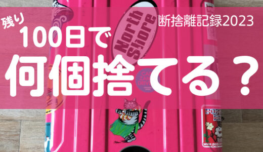 100日で何捨てる？私が実践している時間管理方法。断捨離記録41日目