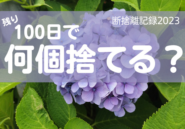 100日で何捨てる？