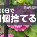 100日で何捨てる？