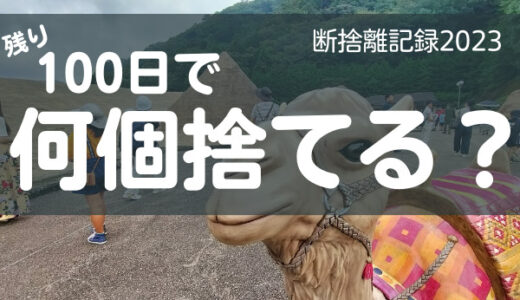 100日で何捨てる？心地いいを知る、自分を信頼する。断捨離記録47日目。